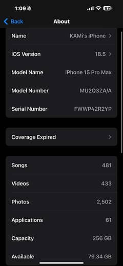 iPhone 15promax non pta