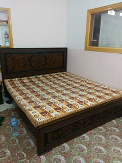Double Bed with side  table for sale