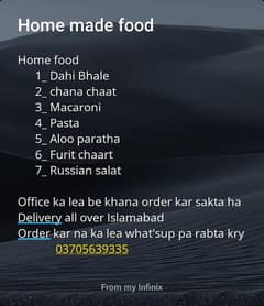 home made food