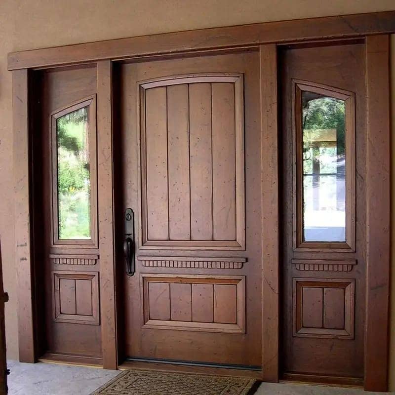 Solid Wood Door-Semi Solid-Engineering-Malaysian Panel /Ash/Fiber Door 10