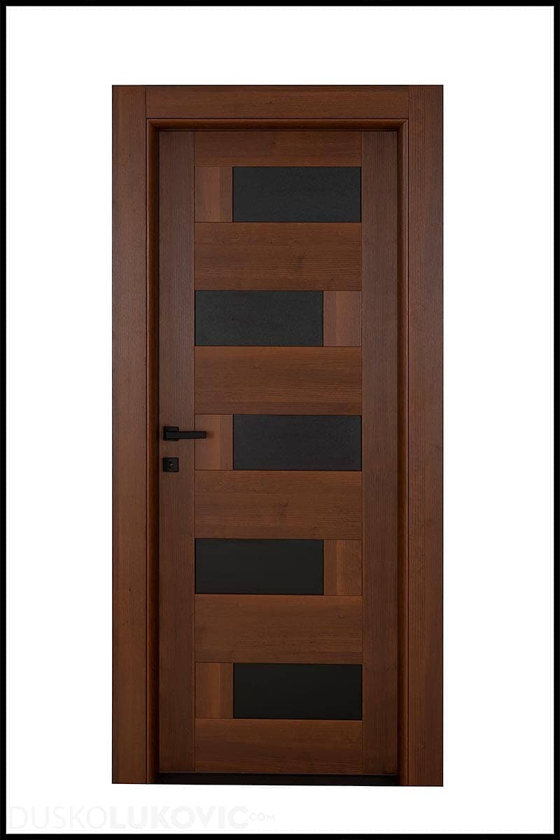 Solid Wood Door-Semi Solid-Engineering-Malaysian Panel /Ash/Fiber Door 13