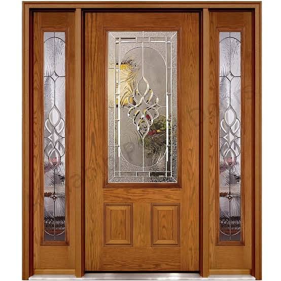 Solid Wood Door-Semi Solid-Engineering-Malaysian Panel /Ash/Fiber Door 18