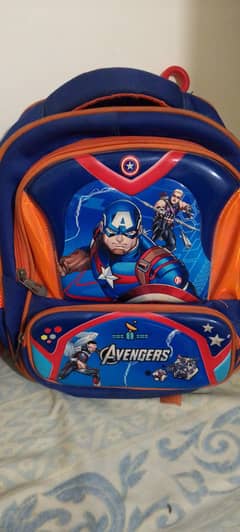 2 Cartoon characters School bags