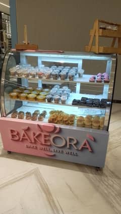 bakery displays counter