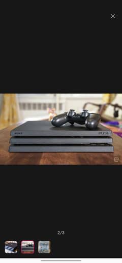 playstation 4 pro with original controller