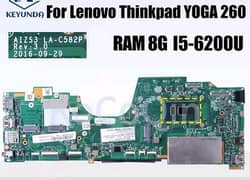 Lenovo yoga 260 core i5 6 generation motherboard box pack