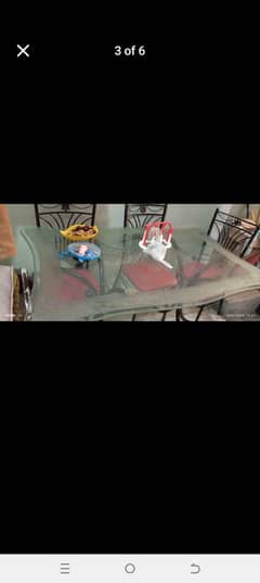 6 seater dining table for sale