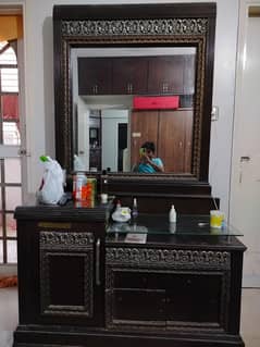 wooden dressing table
