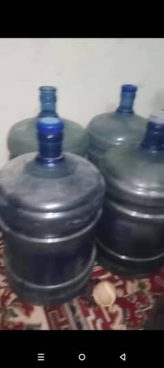 19 ltr  & 12 ltr water bottles