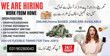 Typing work , data entry work , online assignment work
