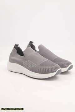 Slip on jogging light weight  Shoes sketchers grey