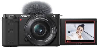 SONY ZVE10 WITH 16-50 LENS SEALD PACK ONE YEAR OFFICIAL YOU