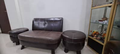 chocolate Brown sofa set