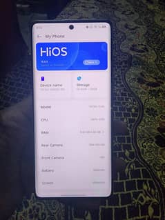 Tecno Camon 30s With Box charger 8GB 256GB