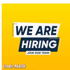 We are hirring staff for online marketing and office management