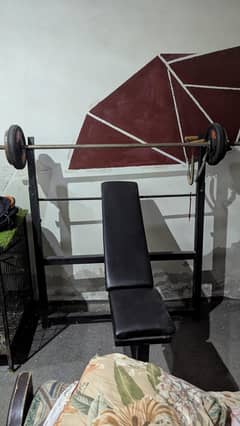 home gym equipment in good condition. .