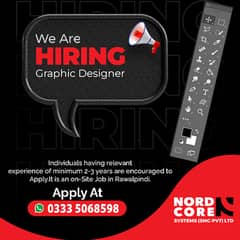 We're looking for a Graphic Designer with strong creative skills