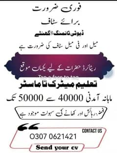 Staff Required