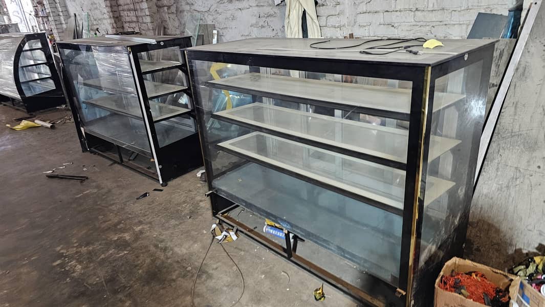 bakery counter | bakery showcase | bakery rack | display racks | 4