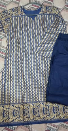 ready to wear block printed shirt & trouser