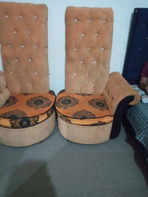 2 sofas and small table 2