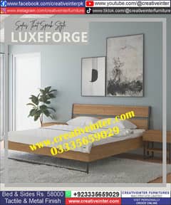 Double Bed King Size SIngle Full Size Queen Bedroom Cushion Wooden