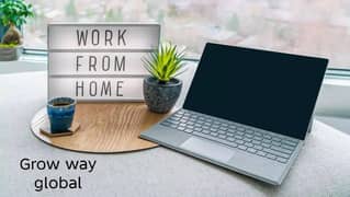 Online work from home (part time) in registered company