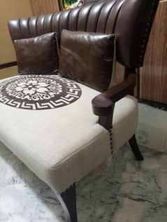 2 seater solid sofa