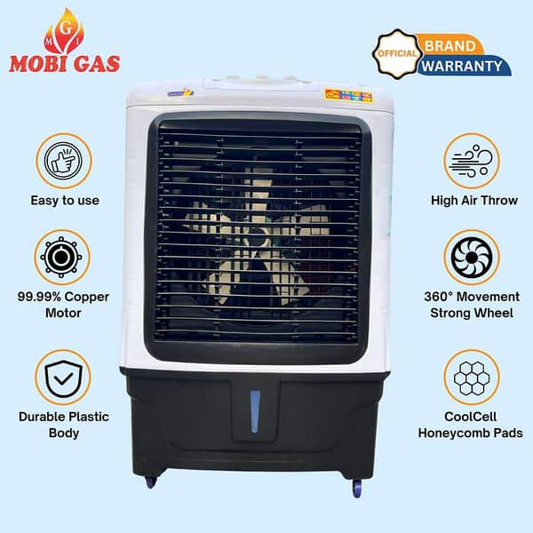 MM 7200 Room Air Cooler – 80L Water Tank | Copper Motor | High-Speed Fans | Low Noise | Ice Pack | 1-Year Warranty