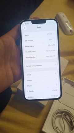 iPhone 13 star light white battery health 75 for urgent sale price 65