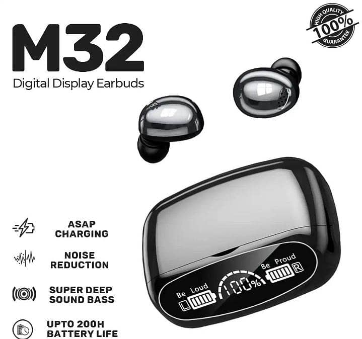 M32 digital display airbuds available! 0