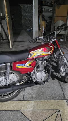 Cg 125 2025 model 24 registerd