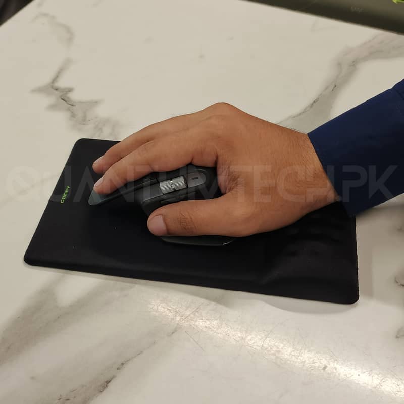 Comfy Mouse Pad with Memory Foam Wrist Rest Fatigue Reduction 5