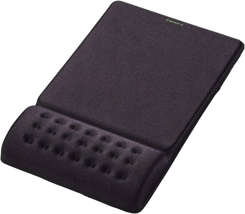 Comfy Mouse Pad with Memory Foam Wrist Rest Fatigue Reduction 1