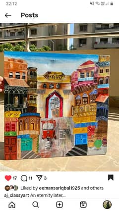 acrylic street painting
