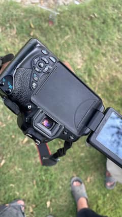Canon 700D with 18-55mm lens 75-300mm
