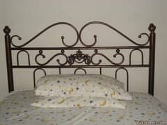 Wrought iron bed