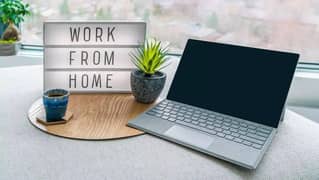 Online work from home .