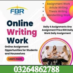 handwriting assignment work only female