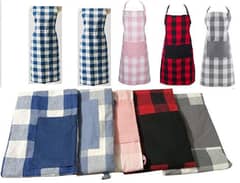 Versatile Cotton  Apron -1 PC any one colors -Free delivery