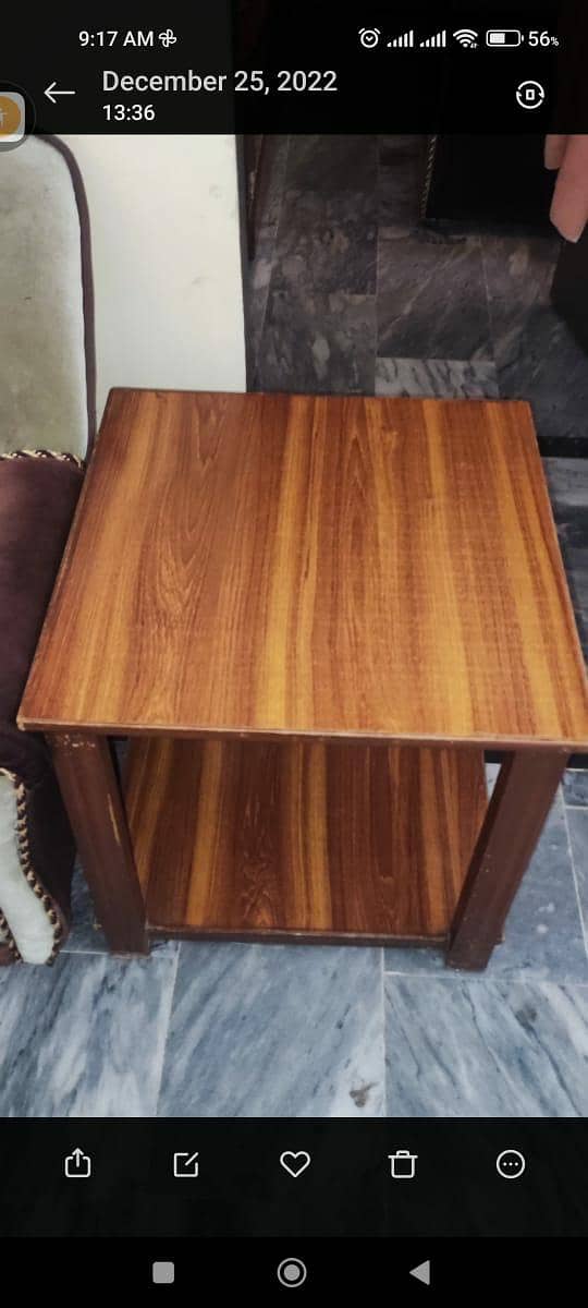 two side table and one center table 0