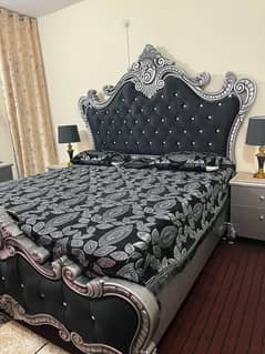King size bed slightly use