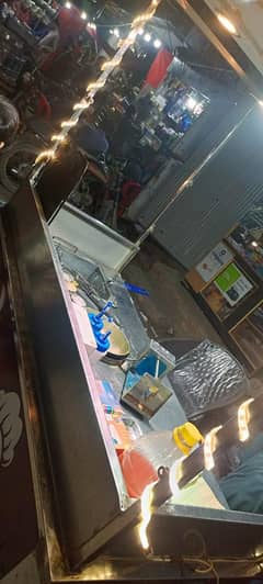 French fries counter