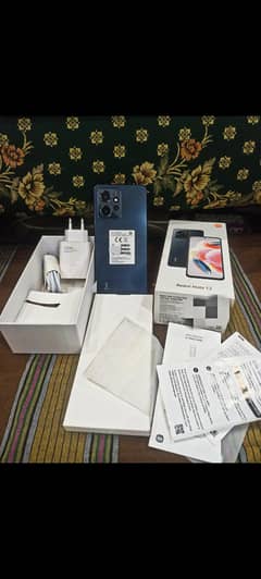 redmi note 12 complete box 8/128