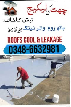 ROOF WATERPROOING |HEAT PROOFING | WAHROOM LEAKAGE| WATER TANK|TERMIT