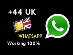 U. K Whatsapp number otp available
