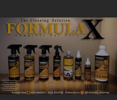 Formula X car care needs sale person