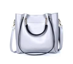 woman's leather jacket plain hand bag 