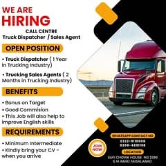 Job opportunities in truck dispatching