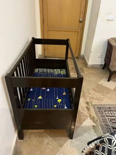 Wooden baby cot for sale